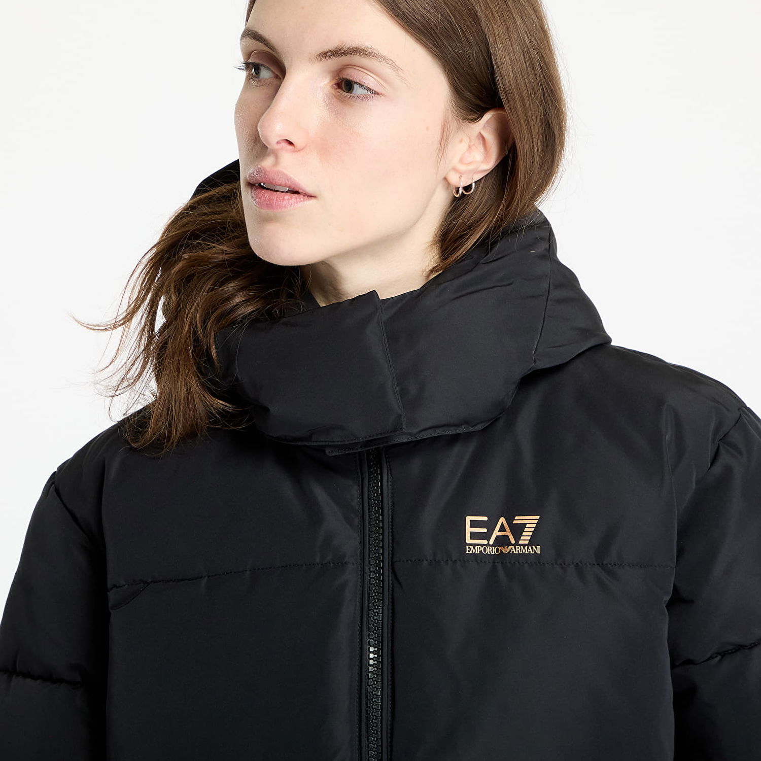 Pufferjacka Emporio Armani Black Bomber Jacket Svart | 6DTB09TN8AZ0210, 1