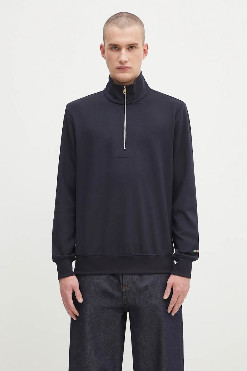 Sweatshirt Paul Smith Paul Smith Half Zip Sweatshirt Mörkblå | M1R.631Z.TP4724