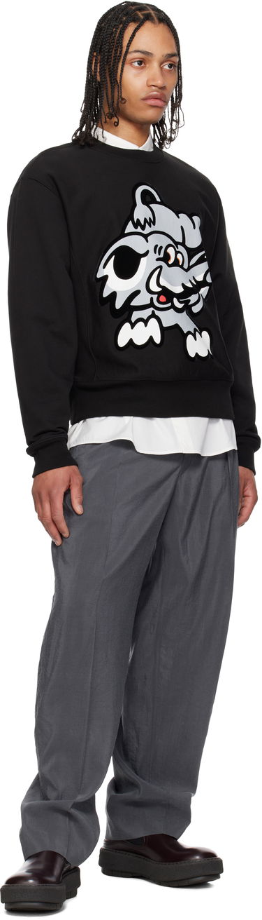 Sweater KENZO Kenzo Paris VERDY Edition Cotton Sweatshirt Svart | FF55SW2684MC, 3