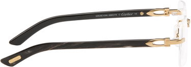 Solglasögon Cartier Rectangular Glasses Svart | CT0453O-001, 1
