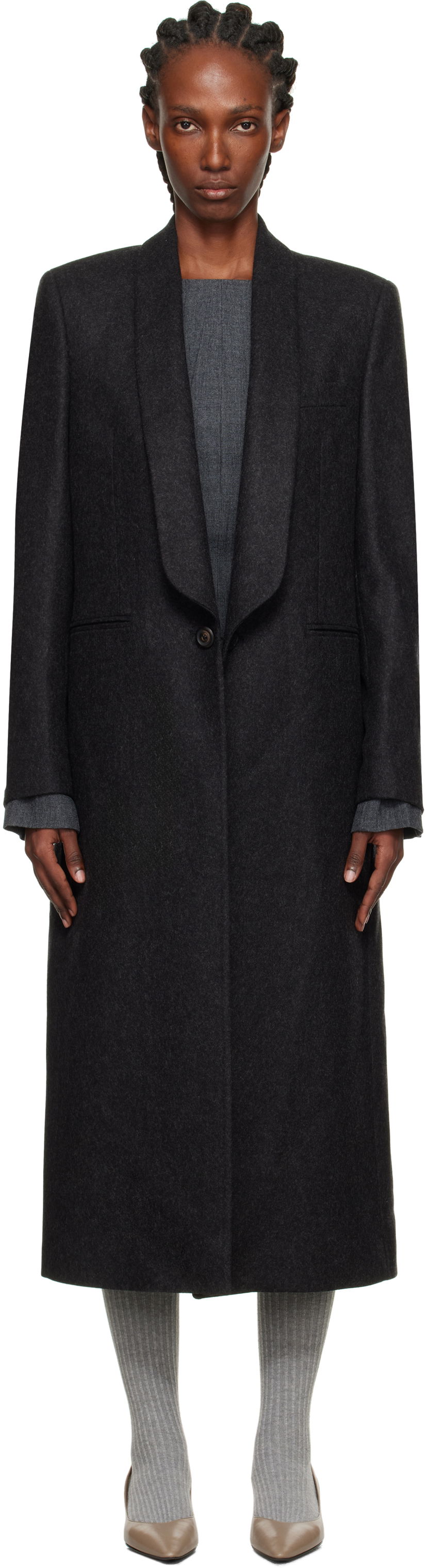 Rockar OUR LEGACY OUR LEGACY Supper Coat Svart | W4251SG