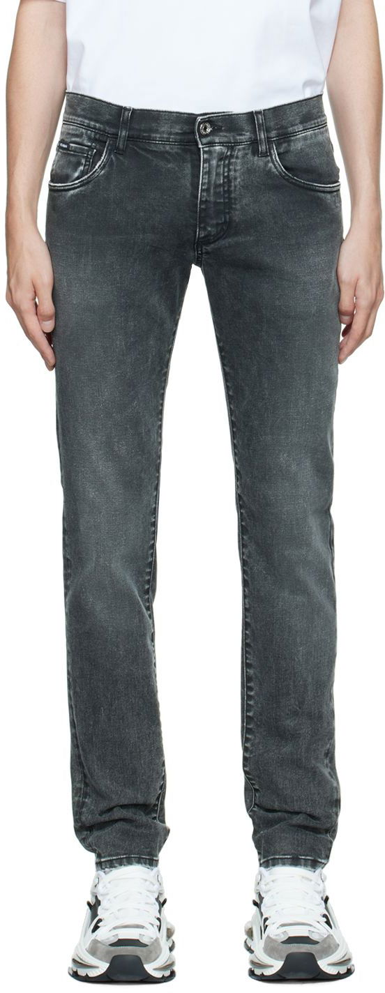 Jeans Dolce & Gabbana Gray Skinny Jeans Grå | GY07LDG8CO7