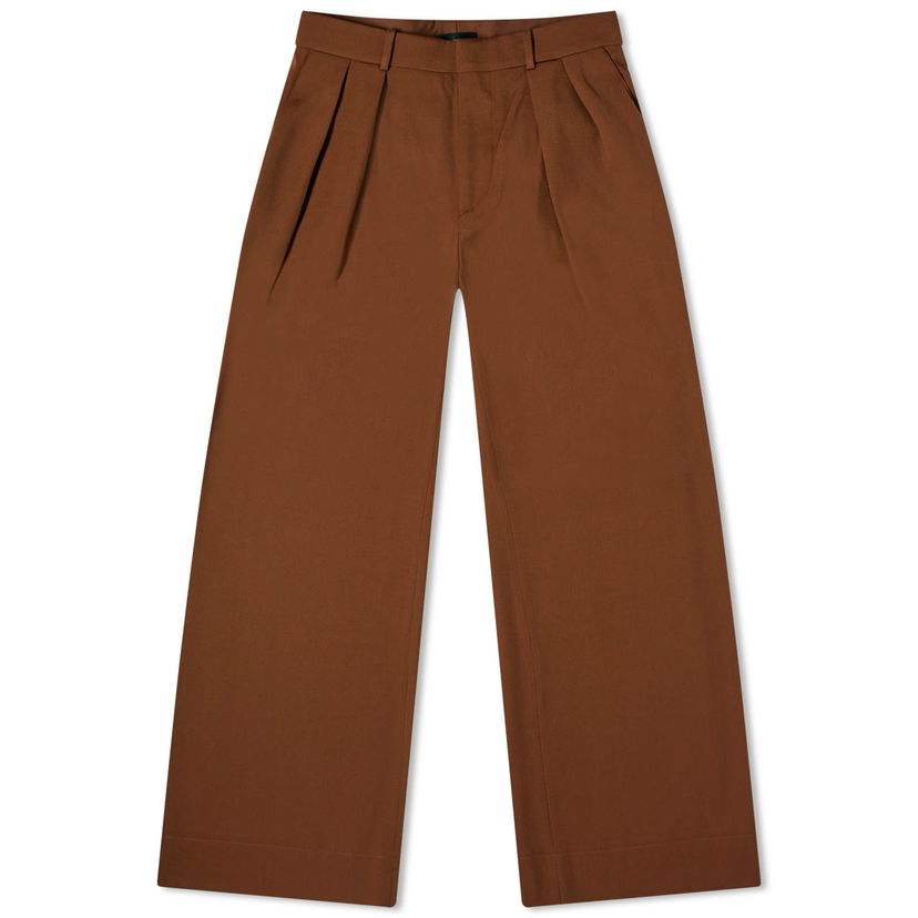 Byxor och jeans WARDROBE.NYC Low Rise Brun | W2075PC