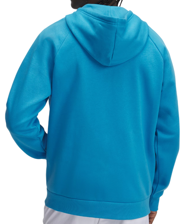 Sweatshirt Under Armour Rival Fleece Full-Zip Hoodie Blå | 1379767-452, 1