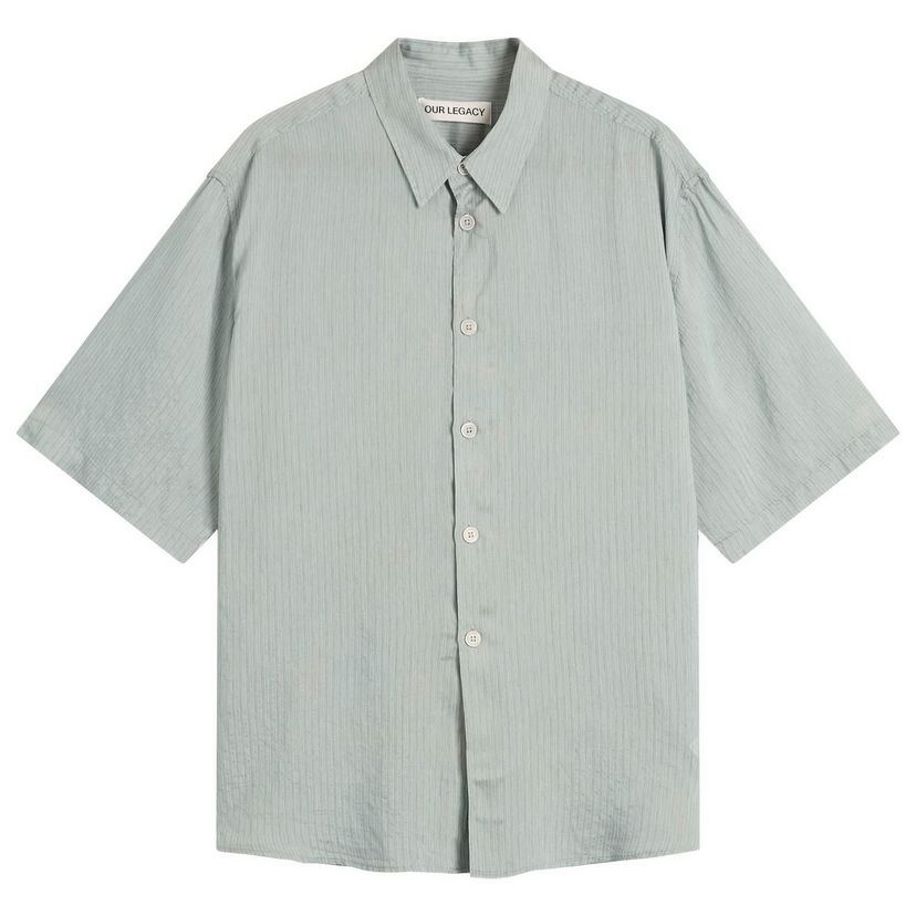 Skjorta OUR LEGACY Our Legacy Beyond Short Sleeve Shirt Grå | M2252BG