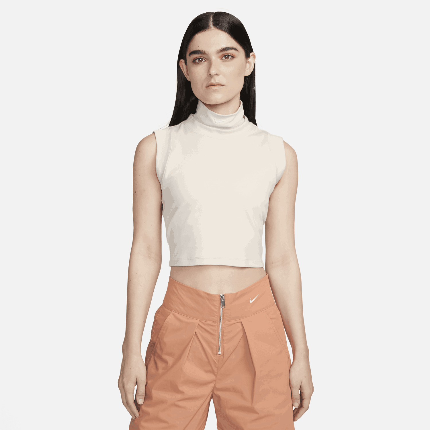 Crop top Nike Sportswear Collection Vit | FB8343-104, 0