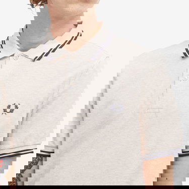 Polotröja Fred Perry Fred Perry Twin Tipped Polo Shirt, Size Large Beige | M3600-W50, 5