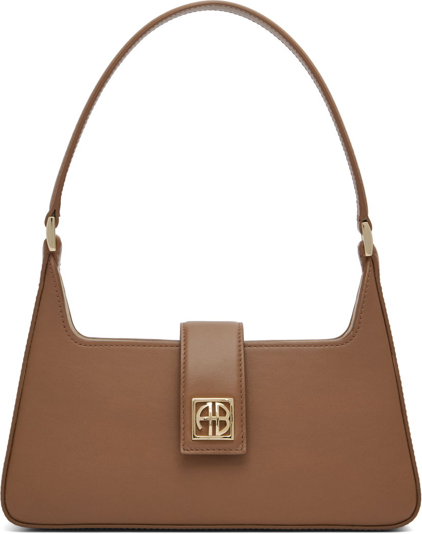 Axelväska Anine Bing Anine Bing Lou Shoulder Bag Brun | A-13-11445-COG1