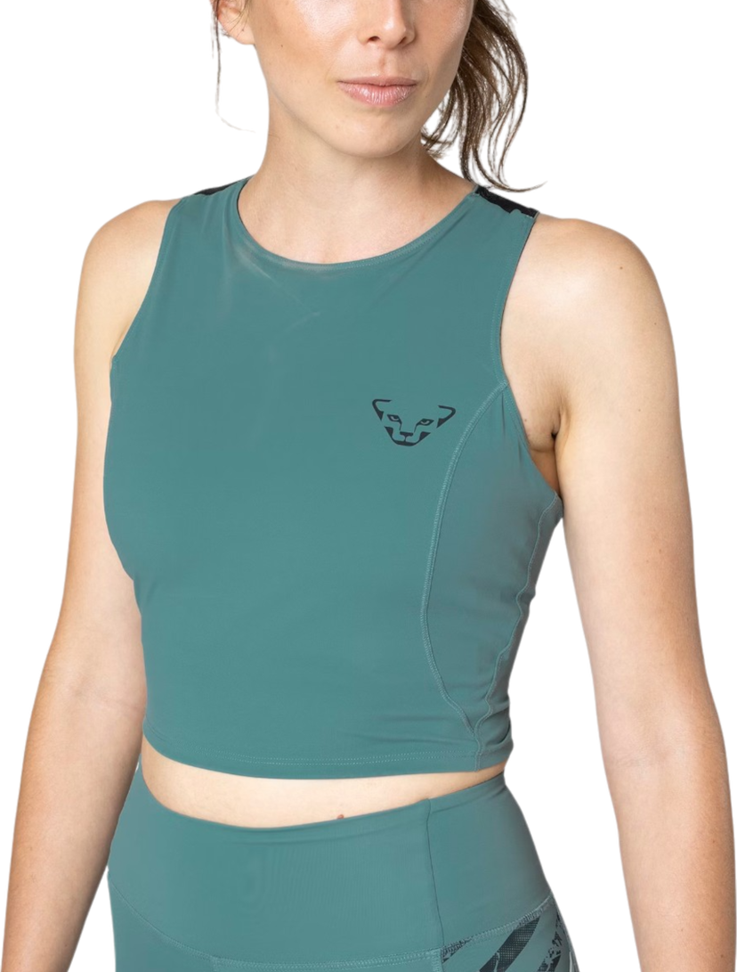 Linne Dynafit Dynafit Trail Crop Top Grön | 08-0000071903-3091