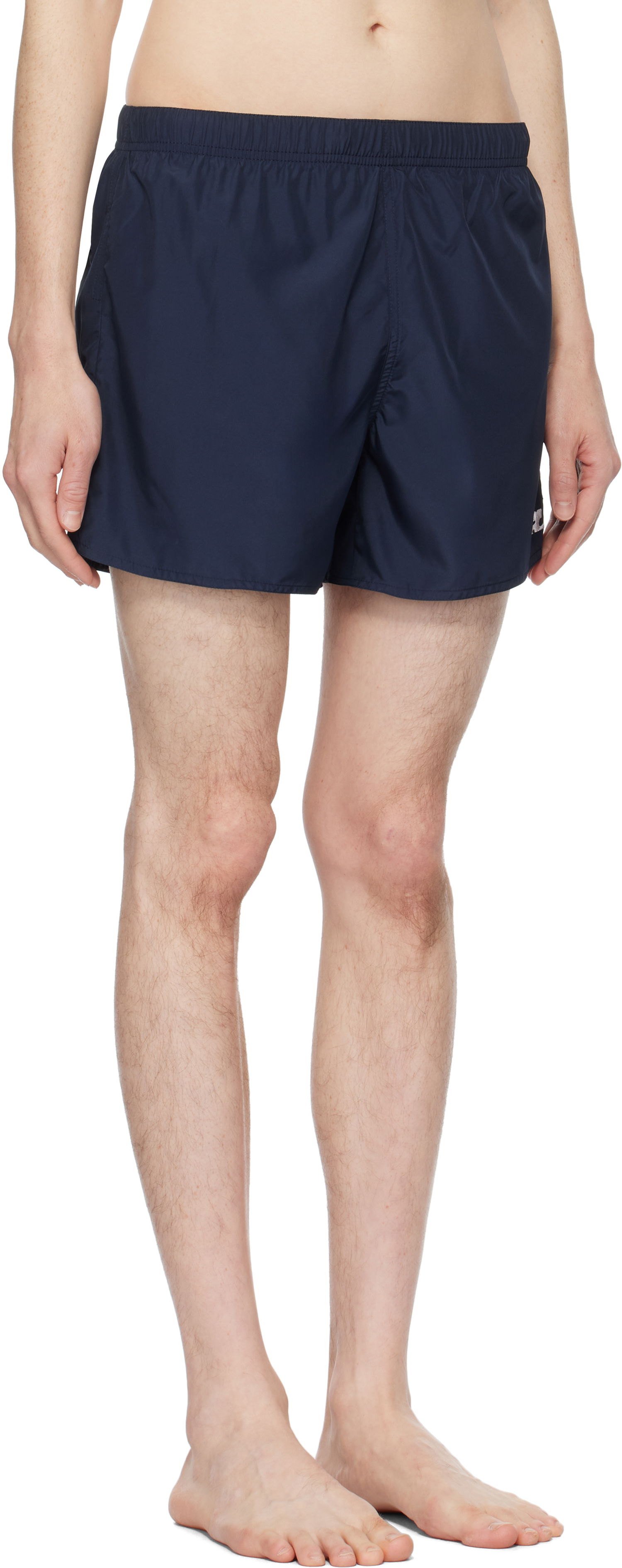 Badkläder Courrèges Courrèges AC Swim Shorts Mörkblå | VESJMB014PL0103, 1