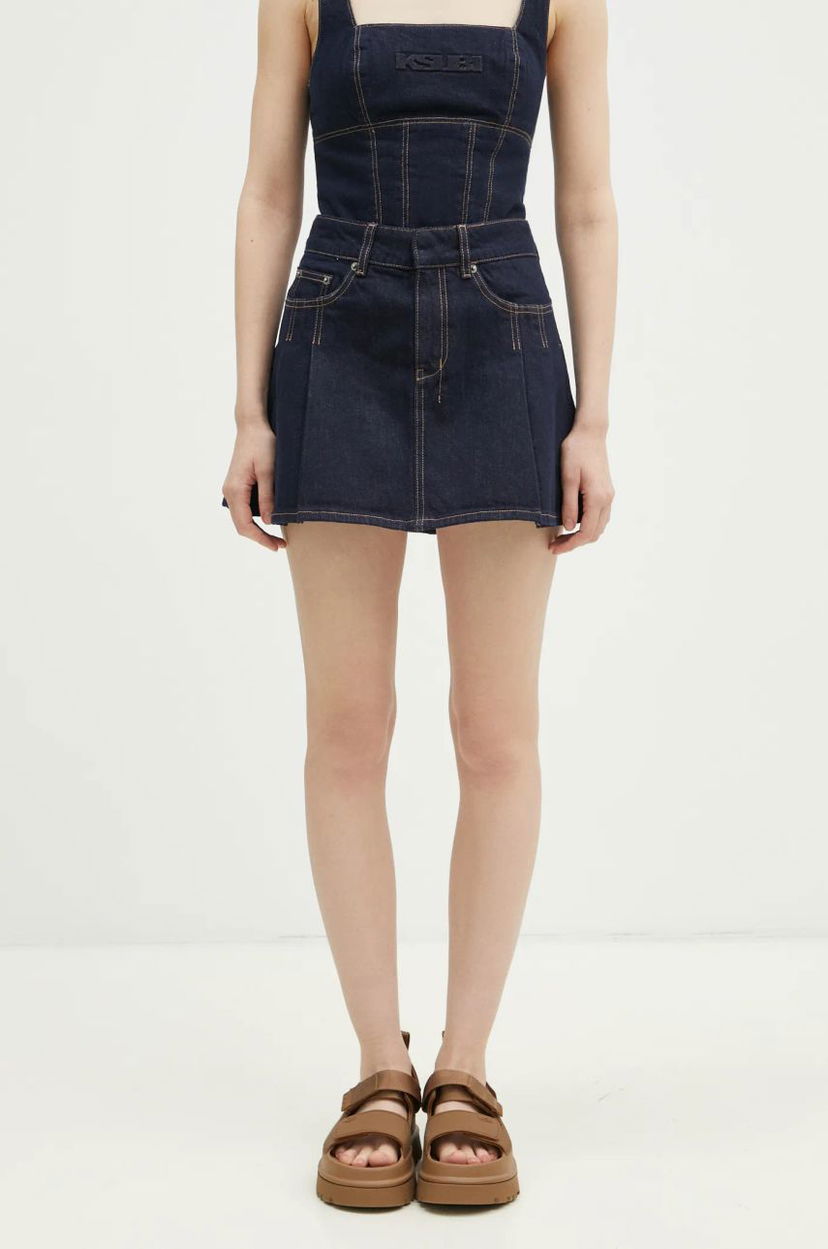 Kjol Ksubi KSUBI Hera Mini Denim Skirt Blå | WPS25SK002