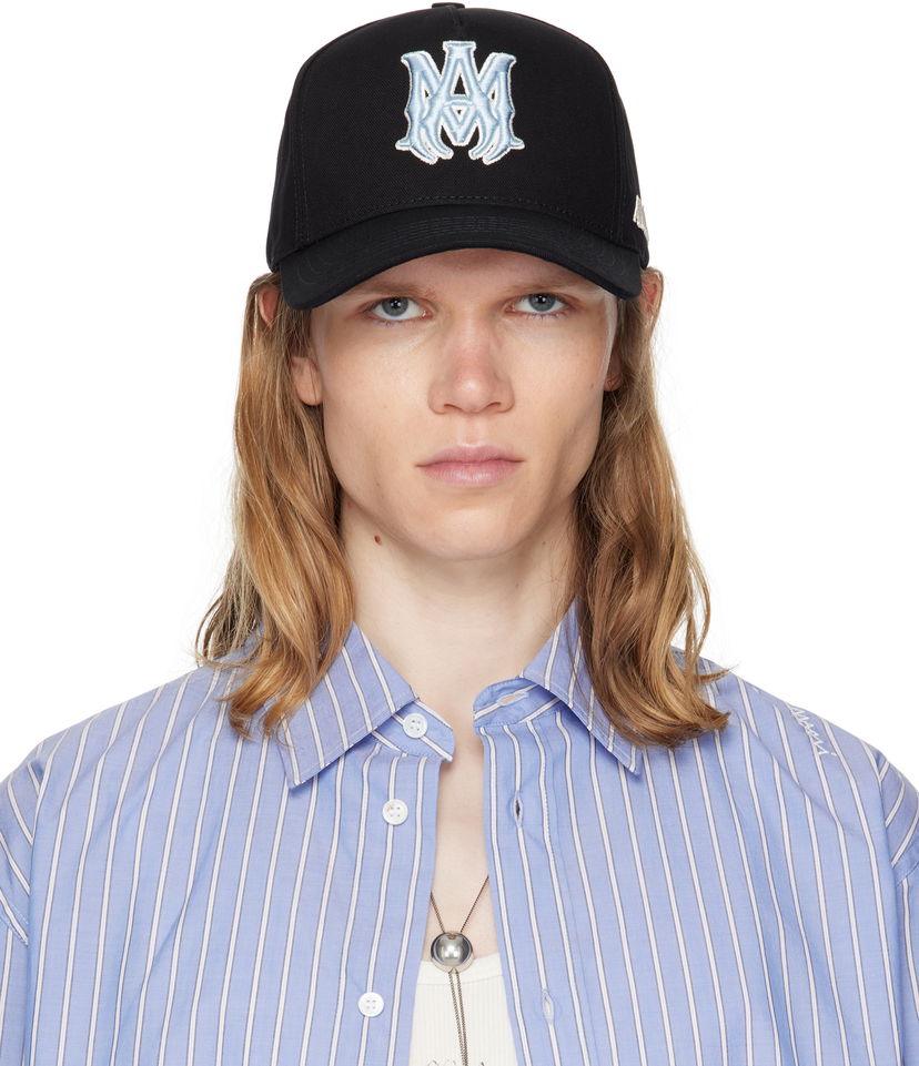 Keps AMIRI AMIRI MA Outline Canvas Cap Svart | AMHACP1060