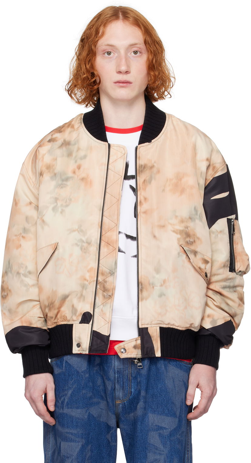 Bomberjacka Vivienne Westwood Vivienne Westwood Bernardo Bomber Jacket Beige | 33040004-W012C-