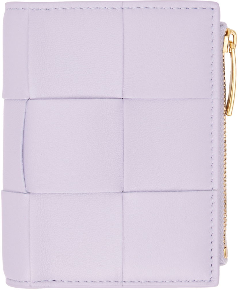 Plånbok Bottega Veneta Purple Small Cassette Wallet Purpur | 742698 VCQC4