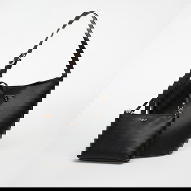 Handväska GUESS Meridian Ii Bucket Bag Svart | HWBG6974040-BLA, 4