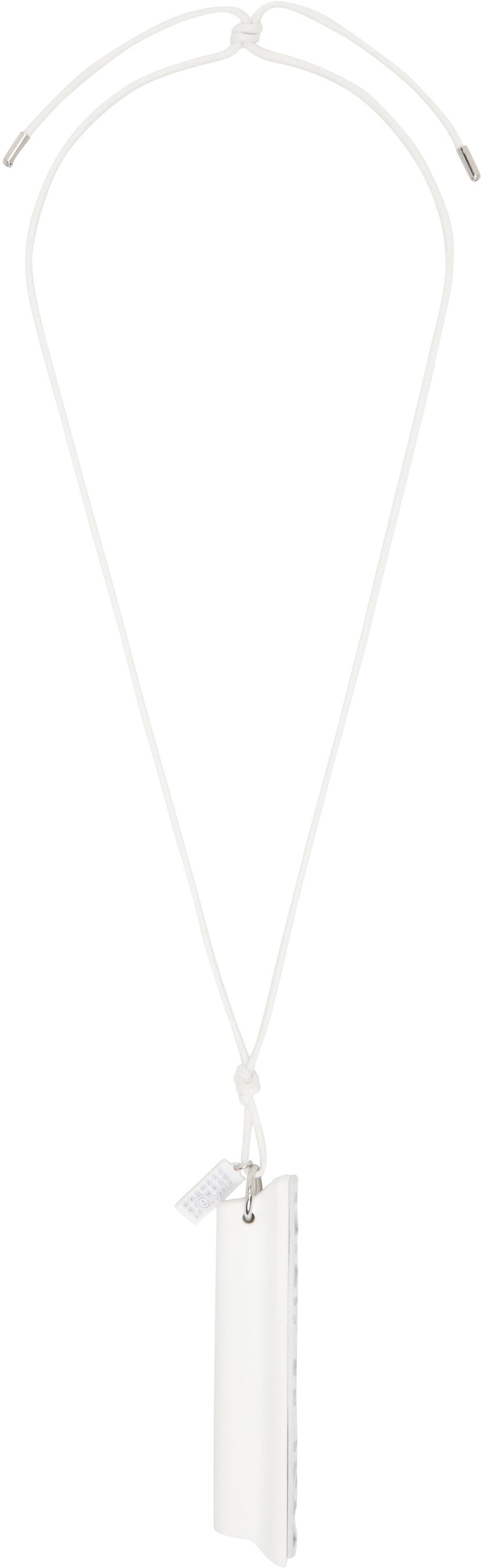 Halsband Maison Margiela MM6 Maison Margiela 'Invitation' Pendant Necklace Vit | SM7UU0074 P7352