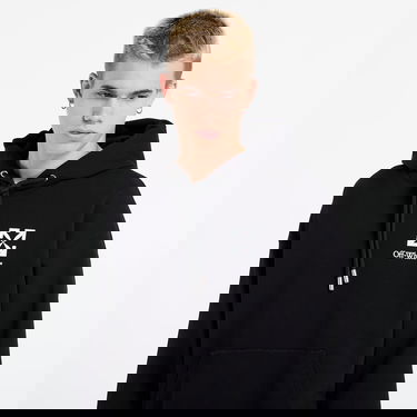 Sweatshirt Off-White Off-White Small Arrow Skate Hoodie Svart | OMBB085F25FLE0151001, 1