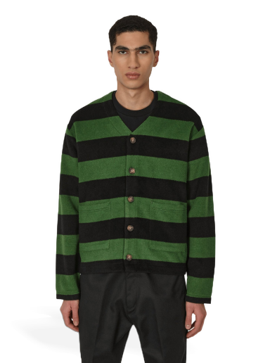 Sweater Pleasures Typo Cardigan Grön | P22W014 GREEN