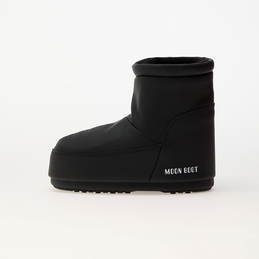 Sneakers och skor Moon Boot Sneakers Icon Low Nolace Rubber Black EUR 36-38 Svart | 80D1409410-N001