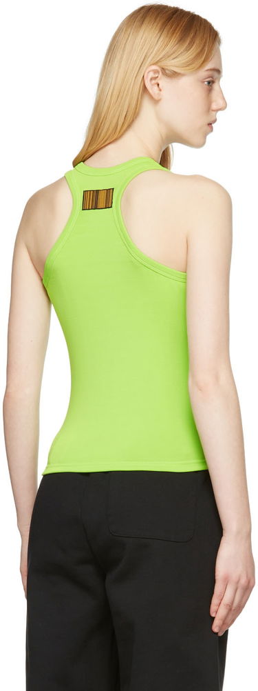 Linne VETEMENTS VTMNTS Barcode Tank Top Grön | VL12TR840G, 2