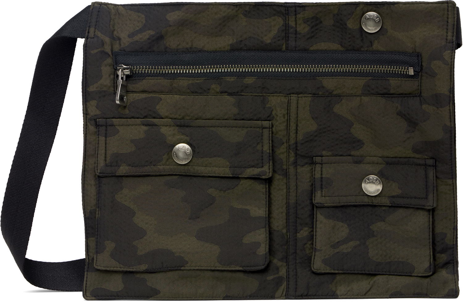 Axelväska Andersson Bell Andersson Bell 3Way Camouflage Pocket Messenger Bag Grön | aaa415m, 0