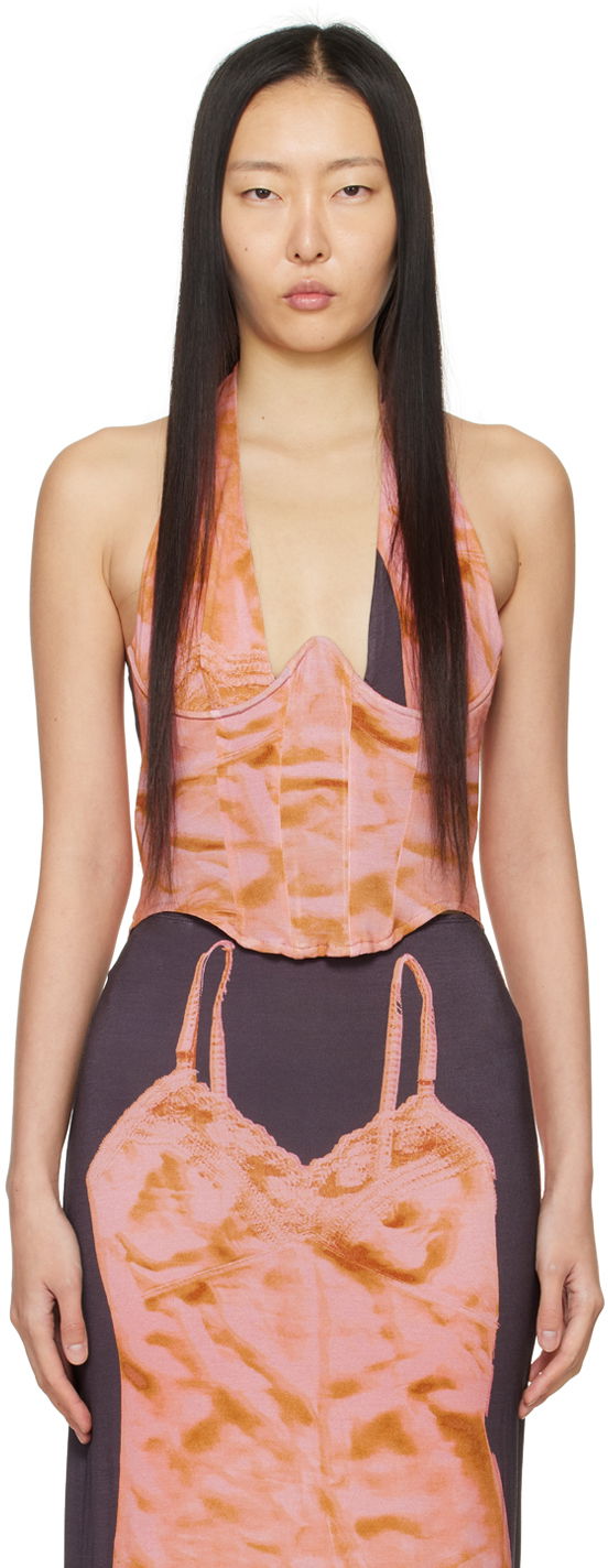Klä Miaou Miaou Ari Halterneck Corset Top Flerfärgad | 7088TJBLIP