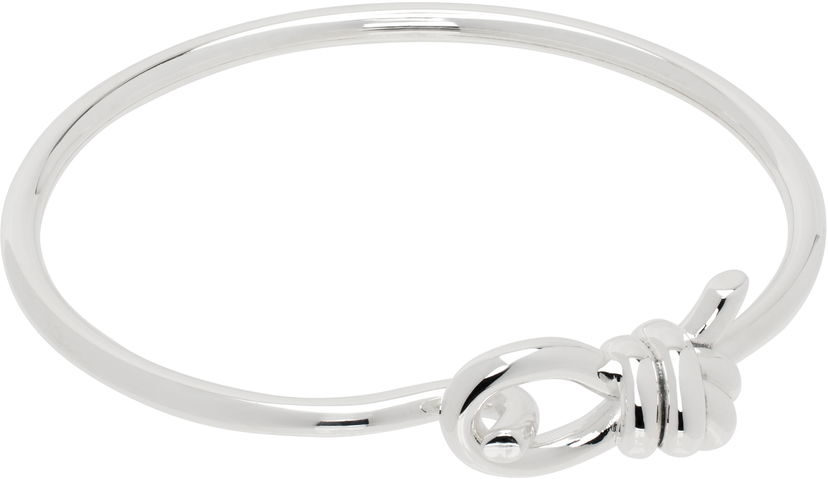 Armband Bottega Veneta Knotted Open Cuff Bracelet Metallisk | 815933 V5070