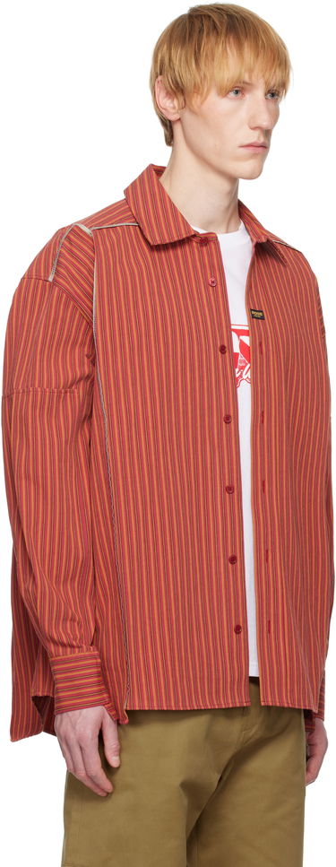 Skjorta Martine Rose Martine Rose Cut Overshirt Röd | 467WS14111, 1