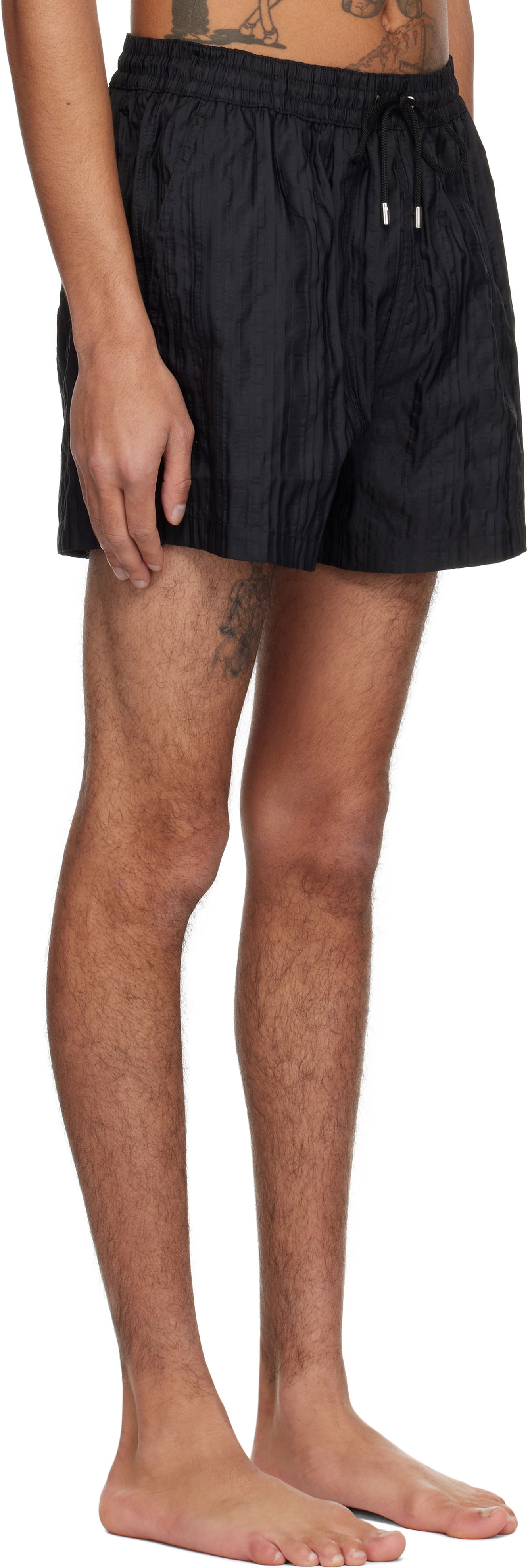 Badkläder Paul Smith Paul Smith Shadow Stripe Swim Shorts Svart | M1A-239B-M41379-79, 1