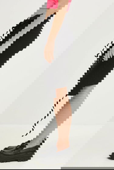 Kjol Ottolinger Ottolinger Rib Wrap Miniskirt Svart | 10430010401, 4