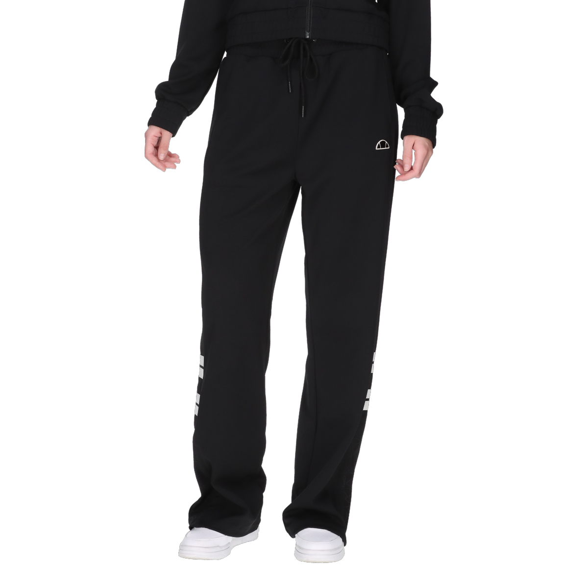 Träningsbyxor Ellesse Straight Leg Track Pants with Side Stripe Svart | ELA253F131-01, 0