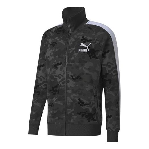 Jacka Puma CLASSICS GRAPHICS AOP T7 Track Jacket Svart | 599320-42