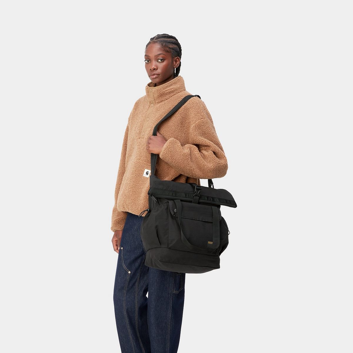 Tygpåse Carhartt WIP Haste Tote Bag Svart | I032190_89_XX, 0