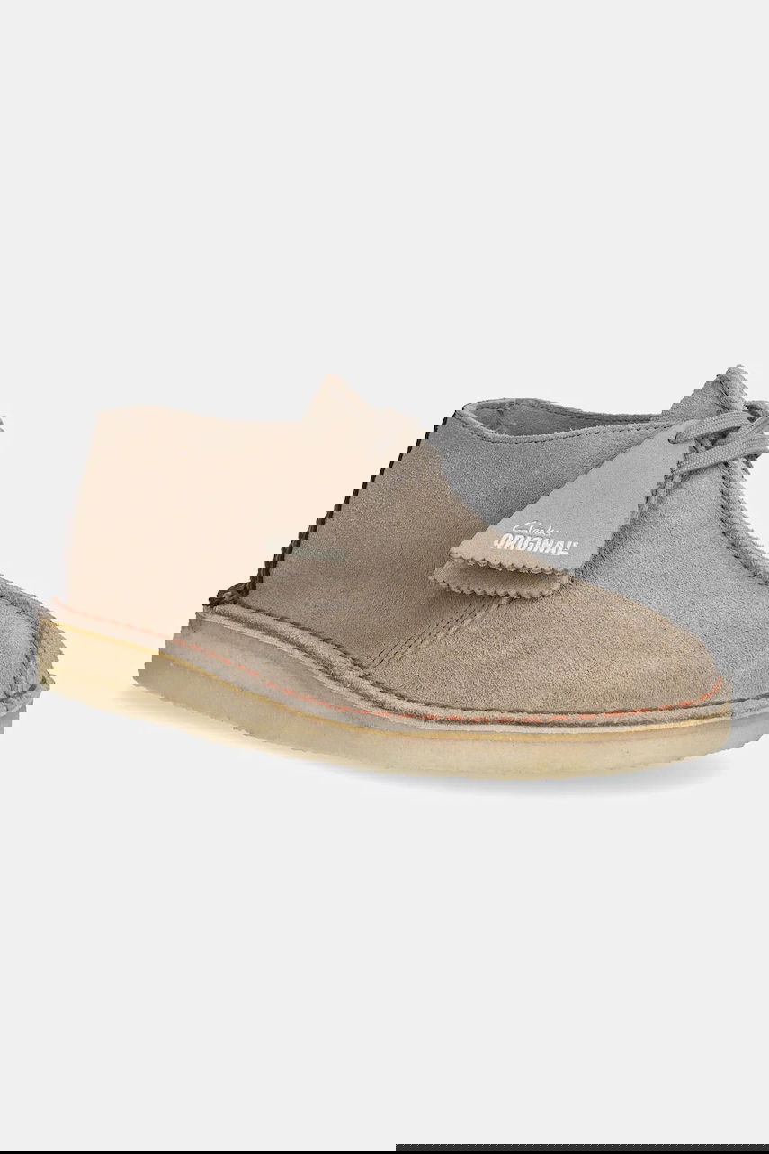 Sneakers och skor Clarks Originals Desert Trek Suede Flat-Heel Boots Beige | 26178464, 0