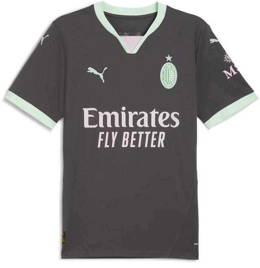 Jersey Puma AC Milan Replica Jersey 2024/25 Grå | 775031-03