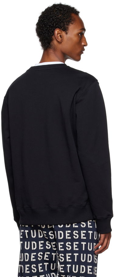 Sweater Études Études Story Patch Sweatshirt Svart | C00ME202OC16BK, 2