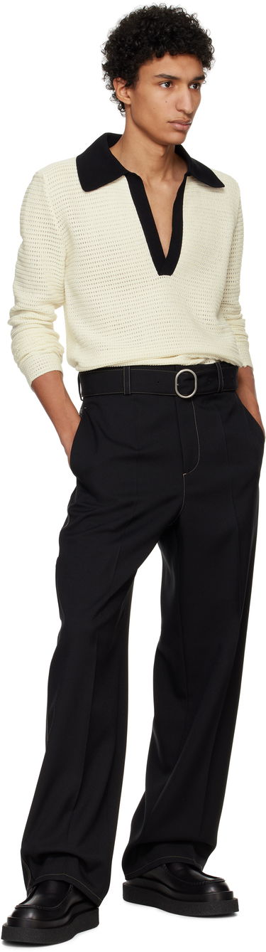 Sweater Jil Sander Jil Sander Knit Polo Beige | J22GL0112_J15434, 3