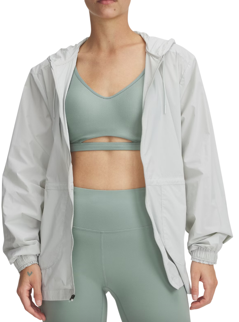 Vindjacka Under Armour Under Armour Cinch Waist Hooded Jacket Grön | 1389502-377