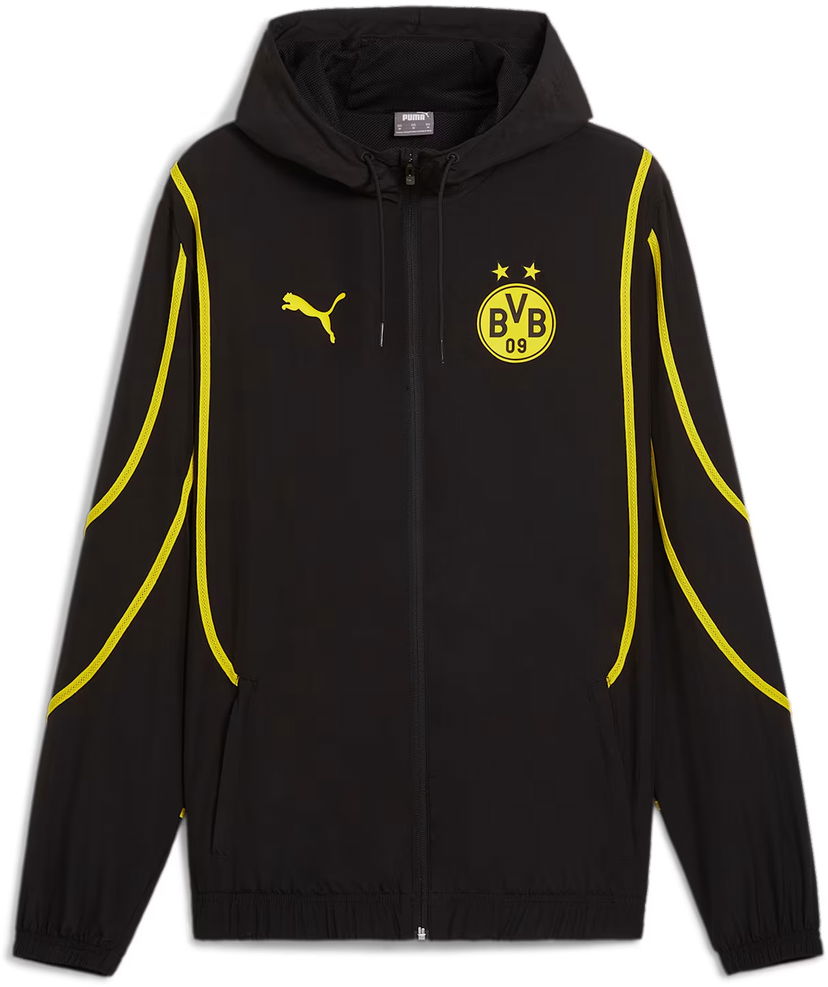 Jacka Puma Borussia Dortmund Pre-Match Svart | 777601-02