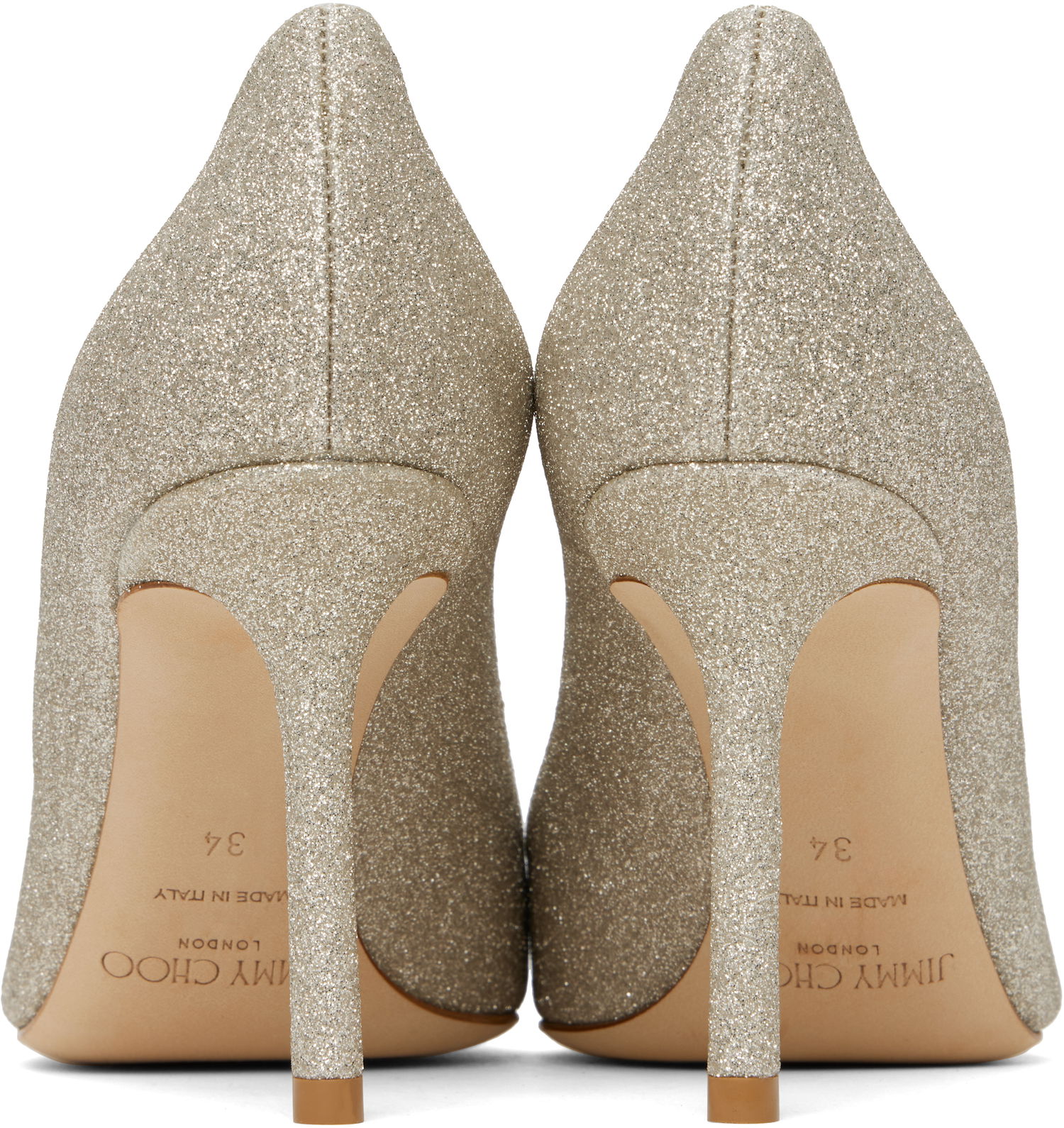 Sneakers och skor Jimmy Choo Jimmy Choo Romy 85 Glitter Heels Metallisk | ROMY 85 DGZ, 1