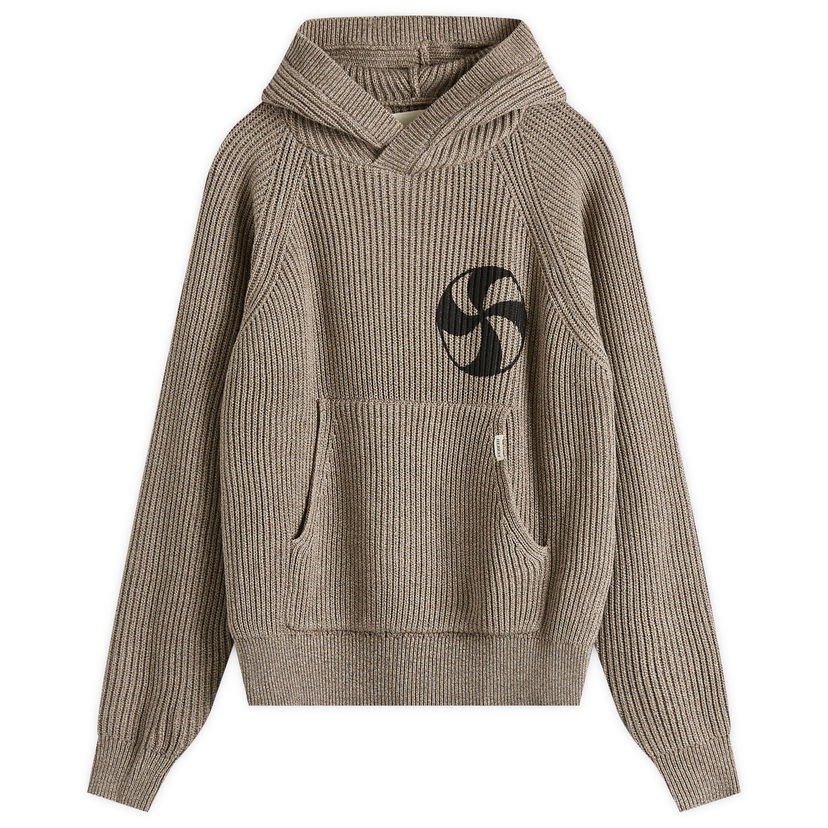 Sweater Heresy Heresy Women's Hodge Knit Hoodie, Size Large Brun | HSS25-KW01-BRW