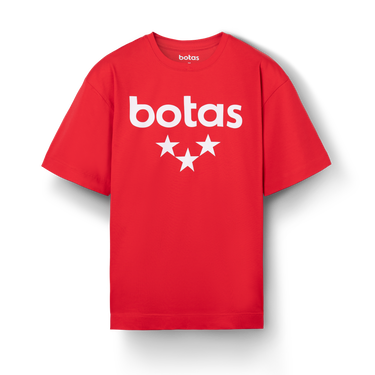 T-shirt Vasky Botas Oversize Red Röd | A-1244-014, 0