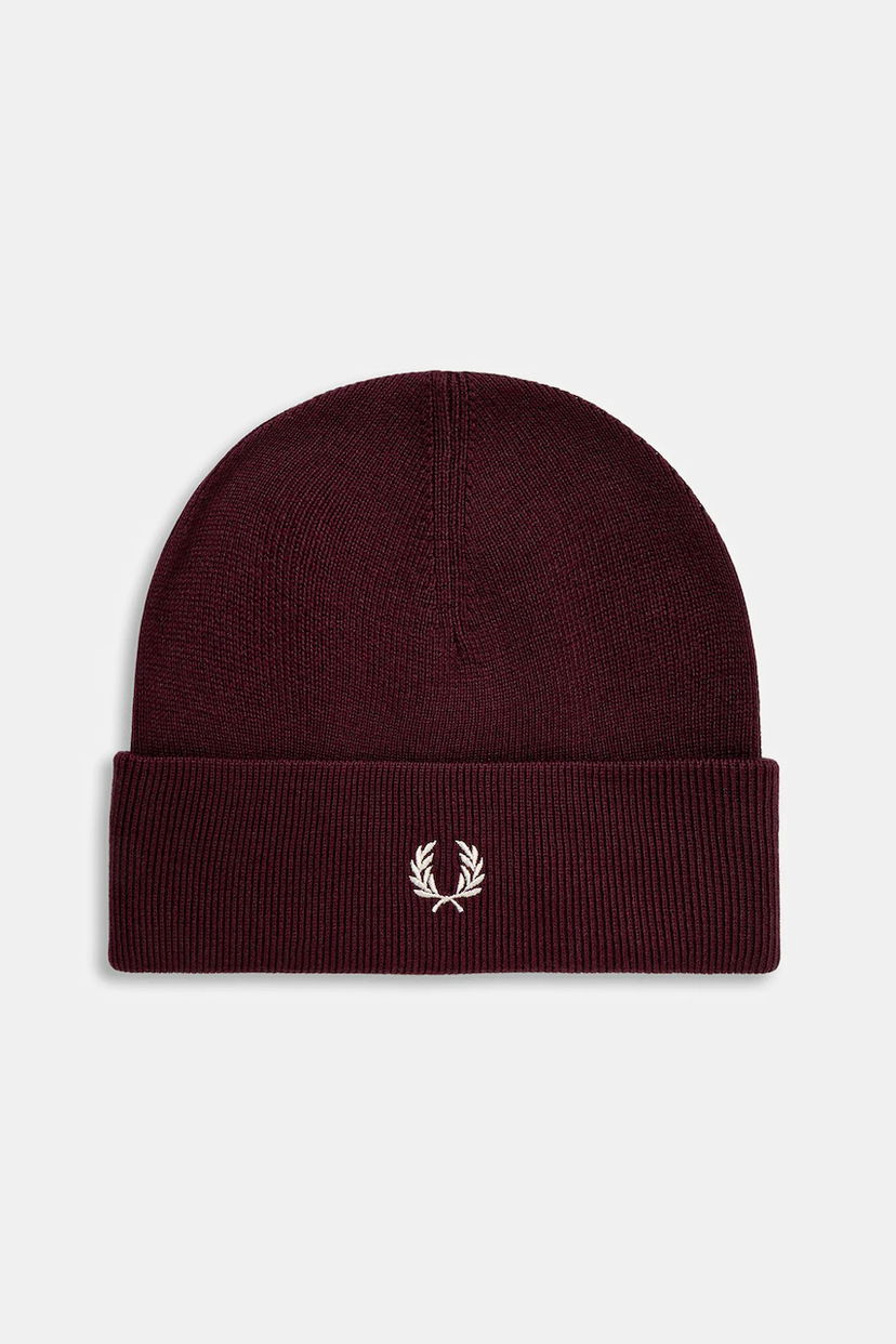 Mössa Fred Perry Fred Perry Wool Beanie Bourgogne | C8161