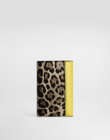 Plånbok Dolce & Gabbana Dolce & Gabbana Dauphine Print Card Holder Gul | BP3323A6N738Z857, 2