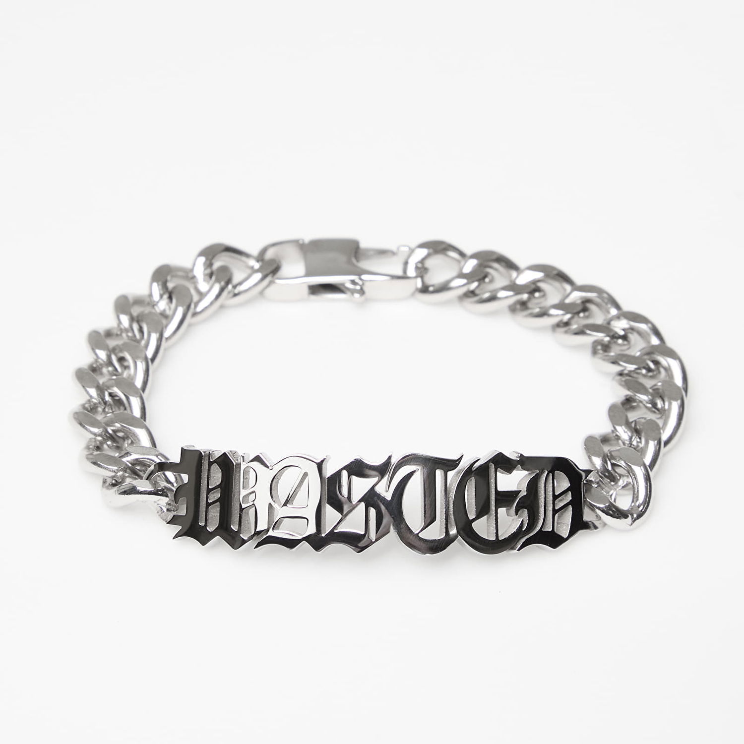 Armband Wasted Paris U Legacy Chain Bracelet with 'WASTED' Lettering Metallisk | WP_000310, 1