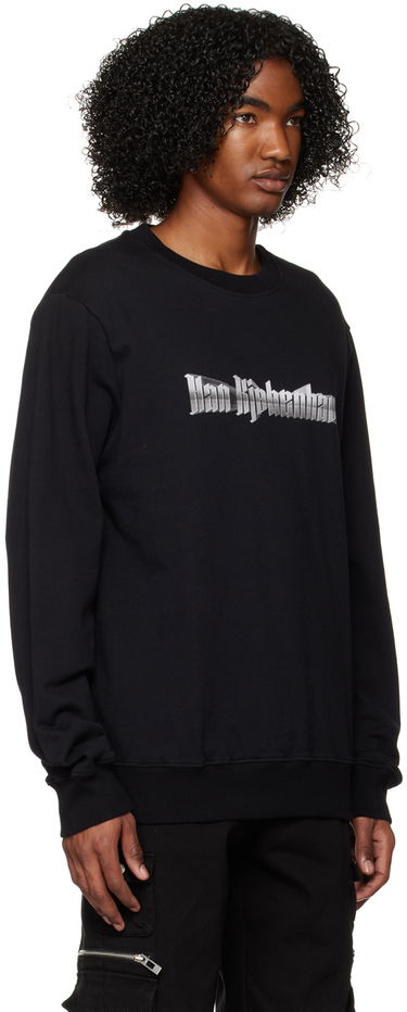 Sweater Han Kjøbenhavn Han Kjobenhavn Printed Sweatshirt Svart | M-132752, 1