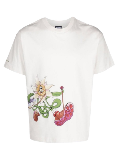 T-shirt Jacquemus Le Randonnee  Off White Vit | 216JS16-216228-01D
