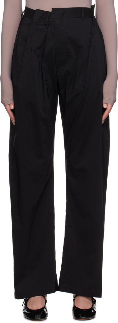 Byxor Maison Margiela MM6 Maison Margiela Shirting Darting Trousers Svart | S52KA0530 M35043, 0