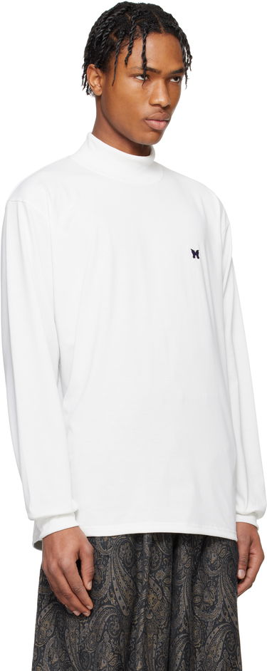 T-shirt Needles NEEDLES Mock Neck T-Shirt Svart | QV359, 4