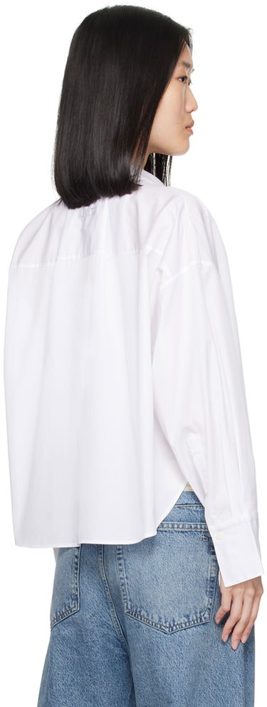 Skjorta rag & bone Rag & Bone Martha Cropped Shirt Vit | WAW24PA0024602, 2